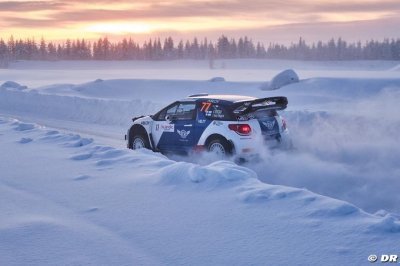 Bottas a terminé neuvième de l’Arctic Rally