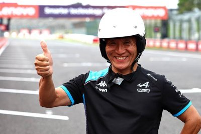 Terry Fujii, le plus grand fan d’Alpine F1... et assistant au Grand Prix du Japon