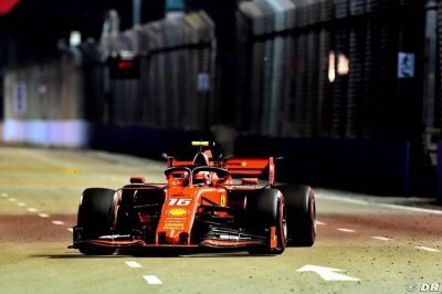 Leclerc storms to Singapore pole ahead of Hamilton and Vettel