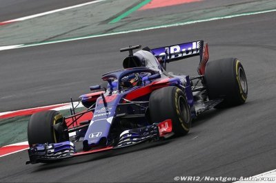 Près de 100 tours pour Brendon Hartley, Toro Rosso et Honda