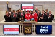 Alonso rings the bell at New York Stock Exchange