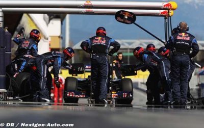 Red Bull annonce des arrêts en moins de 2 secondes