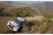 Chris Atkinson avec la DS3 WRC en Finlande