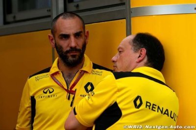 Renault F1 ne cherchera pas à remplacer Frédéric Vasseur