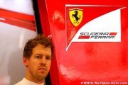 Vettel n'a même pas pu prendre le départ