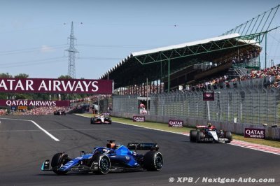 Williams F1&nbsp;: ’Une très belle remontée et un très bon résultat’ en Hongrie