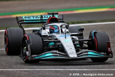 Russell est ’très frustré’ par l’énorme écart avec Verstappen