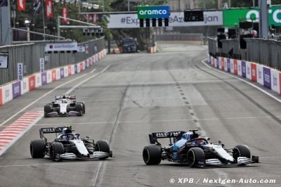 La fin de course de Williams F1 a tourné au vinaigre à Bakou