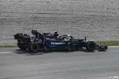 Hamilton n’a eu que 20 minutes de roulage aujourd’hui à Zandvoort