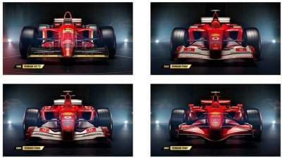 Jeu F1 2017&nbsp;: Quatre Ferrari historiques seront présentes