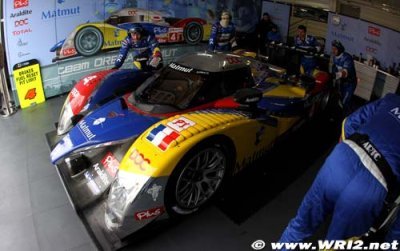 First dress rehearsal for the Team ORECA Peugeot 908