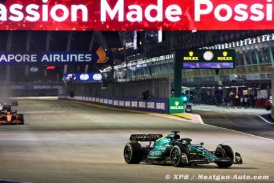 Aston Martin F1 décroche son meilleur résultat de la saison à Singapour