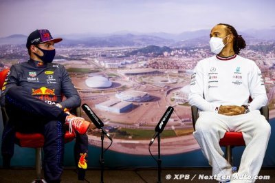 Hamilton&nbsp;: Pas de regret quant à l’écart de points avec Verstappen après Sotchi
