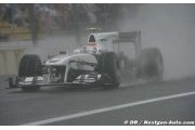 La Sauber n'aime pas la pluie