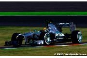 Lewis Hamilton n'a pas roulé longtemps
