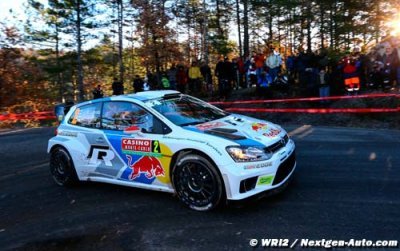 All-Volkswagen duel for the lead at the Rally France