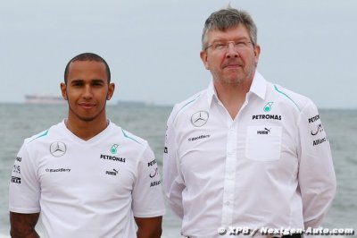 Hamilton&nbsp;: Brawn l’a autant convaincu que Lauda de rejoindre Mercedes F1