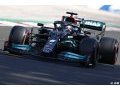 Hamilton hints silver livery likely in 2022