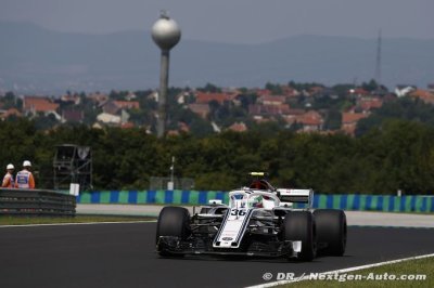 Giovinazzi ’plus à l’aise’ avec la Sauber après une journée complète au volant