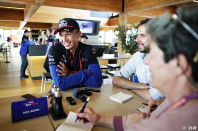 Satisfait de sa saison, Albon ne se sent pas menacé pour 2020