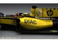 La DIAC sur les monoplaces du Renault F1 Team