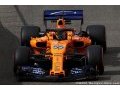 Sainz a piloté pour McLaren pour la première fois