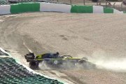 Dixième, Ricciardo n'a pas pu rouler en Q3 après un accident