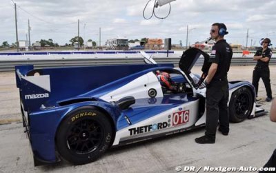 Lime Rock&nbsp;: pole position pour la Lola-Mazda Dyson