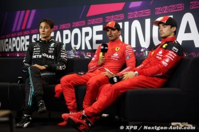 Leclerc et Sainz prêts à obéir aux ordres d’équipe Ferrari à Singapour