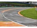 Driver tests proposed new Eau Rouge layout