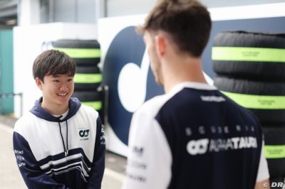 Tsunoda est ’triste’ de voir Gasly disputer sa dernière course chez AlphaTauri