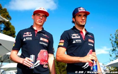 Des pères fiers de leur fils chez Toro Rosso