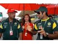 Chandhok se voit au départ du GP d'Inde