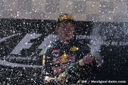 Verstappen a bien fêté sa première victoire en Grand Prix