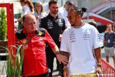 Vasseur&nbsp;: Ferrari pourra ’bénéficier’ de la ’vision différente’&nbsp;de&nbsp;Hamilton