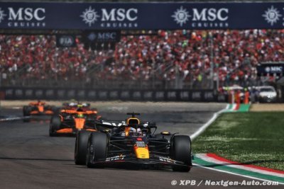 Verstappen résiste à la folle remontée de Norris et gagne à Imola