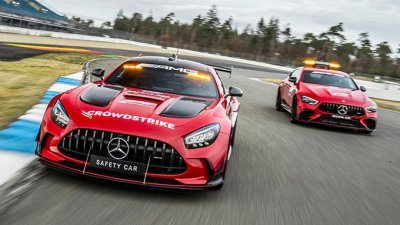 Mercedes dévoile son nouveau safety car en F1