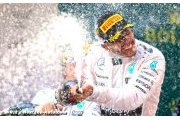 Podium model plays down 'spraygate'