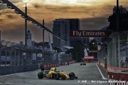 Journée sans souci pour les deux pilotes Renault F1 à Singapour