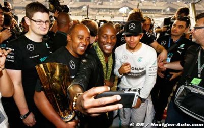 Hamilton ne s’attendait pas à voir sa famille à Abu Dhabi