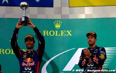 Vettel avoue son très grand respect pour Webber