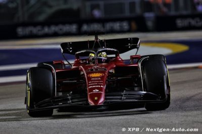 Leclerc satisfait du rythme de sa Ferrari mais pas du temps perdu en piste