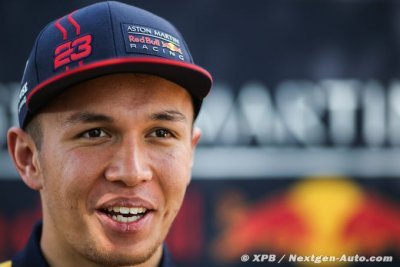 Les GP virtuels ont plus stressé Albon que les courses de F1
