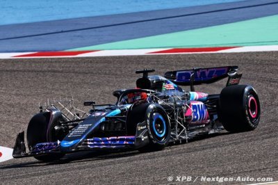 Alpine F1 a réalisé le programme prévu lors de la 1ère journée à Sakhir