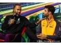 Hamilton considère Ricciardo 'bien trop talentueux' pour être réserviste en 2023