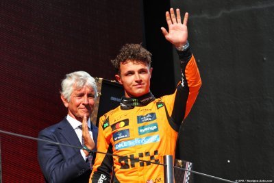 ‘Max était trop rapide’&nbsp;: Norris se satisfait d’une 2e place inespérée