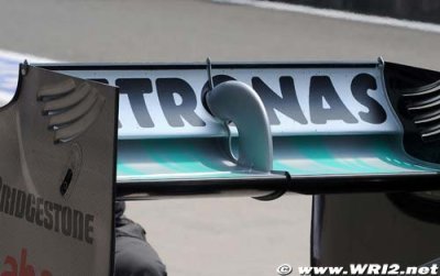 Le F-duct de Mercedes prêt pour Barcelone ou Istanbul