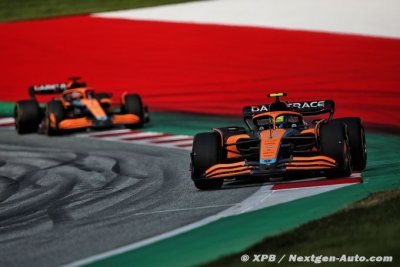 McLaren F1&nbsp;: Quatre places de gagnées pour Norris et Ricciardo lors du Sprint