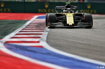 Renault F1 marque un petit point en Russie