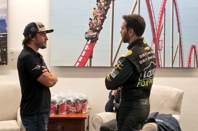Alonso a rencontré Jimmie Johnson lors de la pré-saison de Nascar